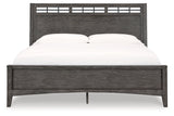 Montillan Grayish Brown Queen Panel Bed