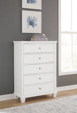 Fortman White Panel Youth Bedroom Set