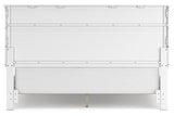 Fortman White California King Panel Bed