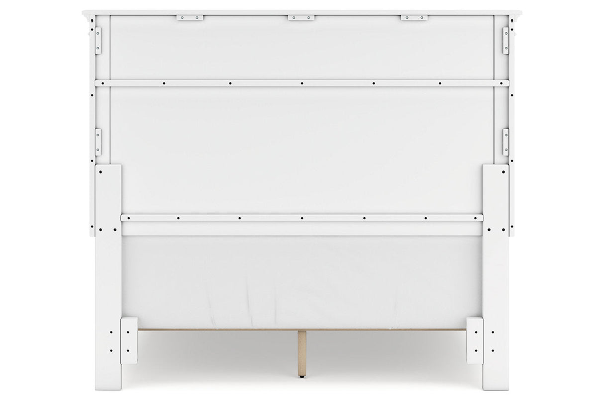 Fortman White Full Panel Bed