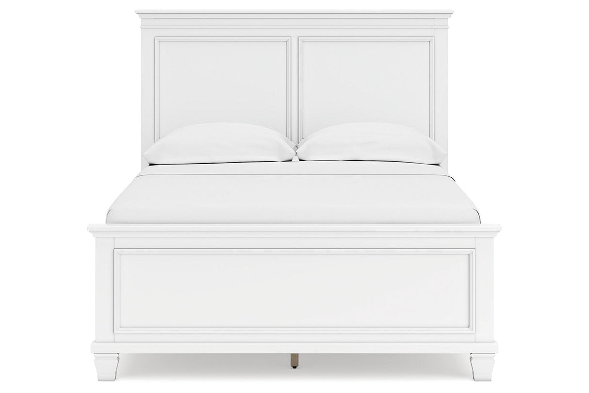 Fortman White Full Panel Bed