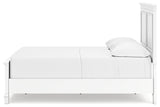 Fortman White Full Panel Bed