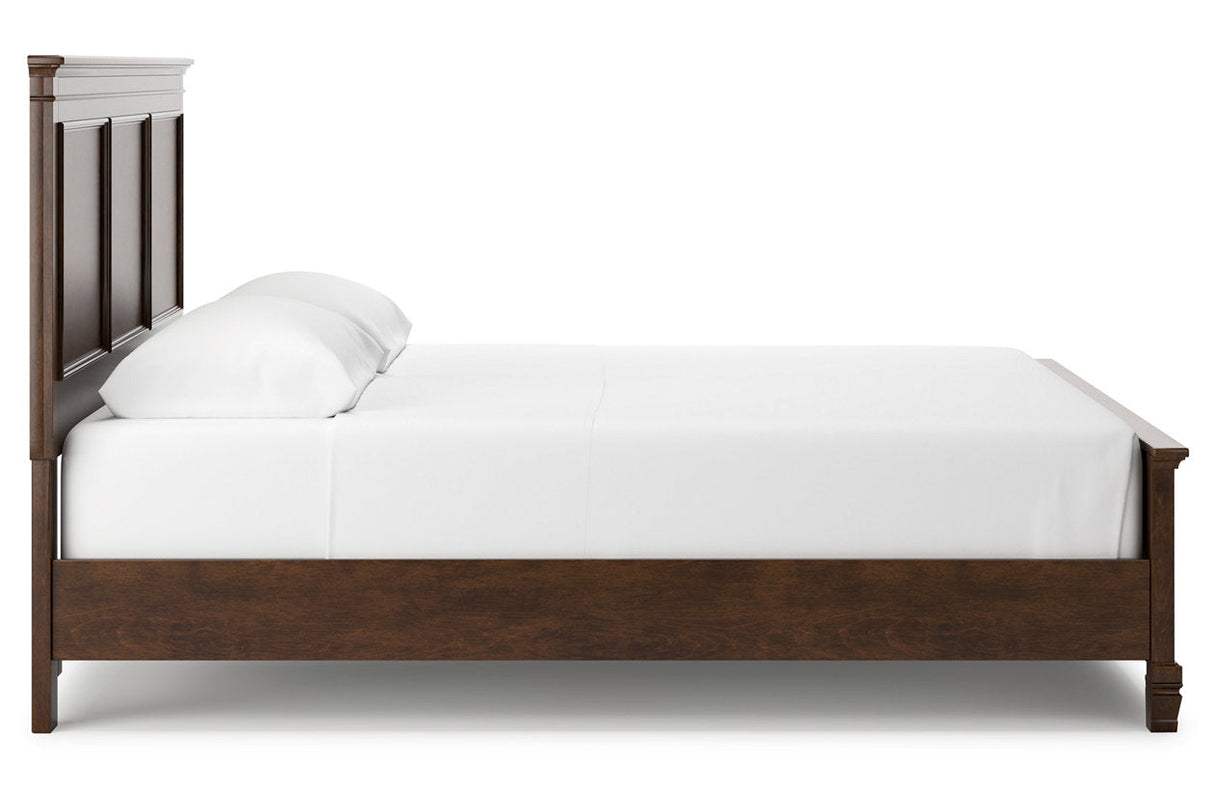 Danabrin Brown California King Panel Bed