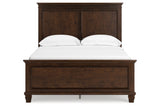 Danabrin Brown Full Panel Bed