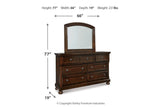 Porter Rustic Brown Dresser and Mirror