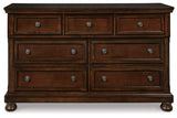 Porter Rustic Brown Dresser