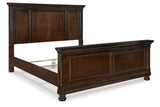 Porter Rustic Brown California King Panel Bed