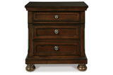 Porter Rustic Brown Nightstand