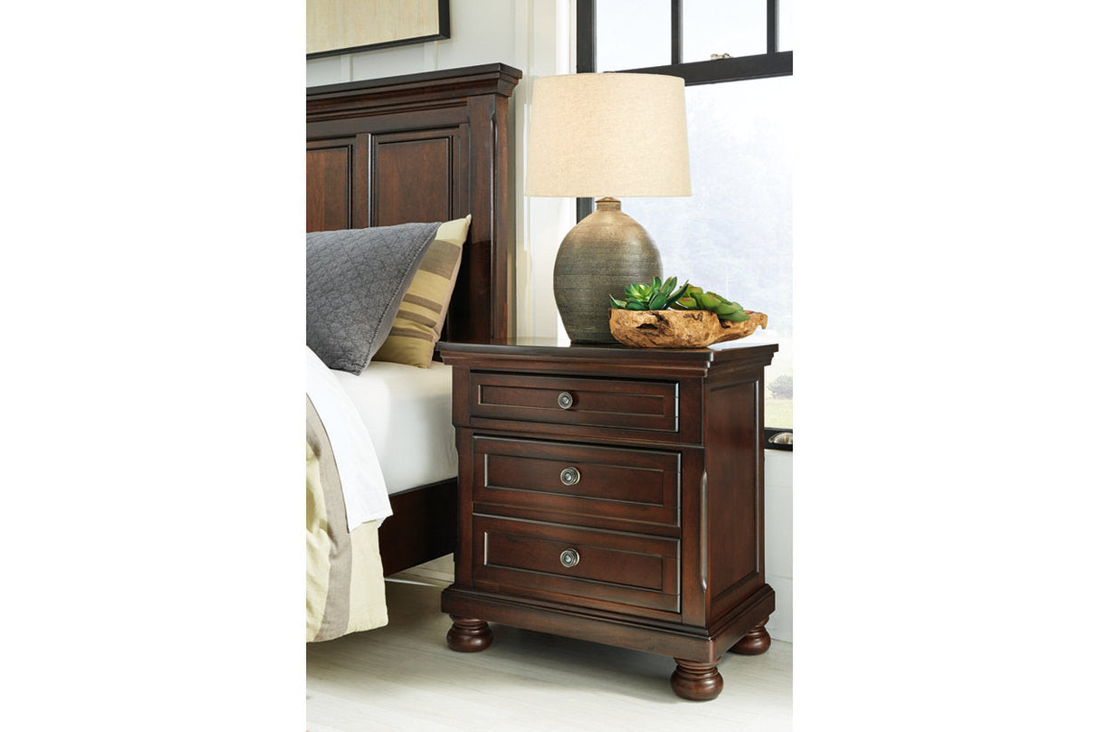 Porter Rustic Brown Nightstand