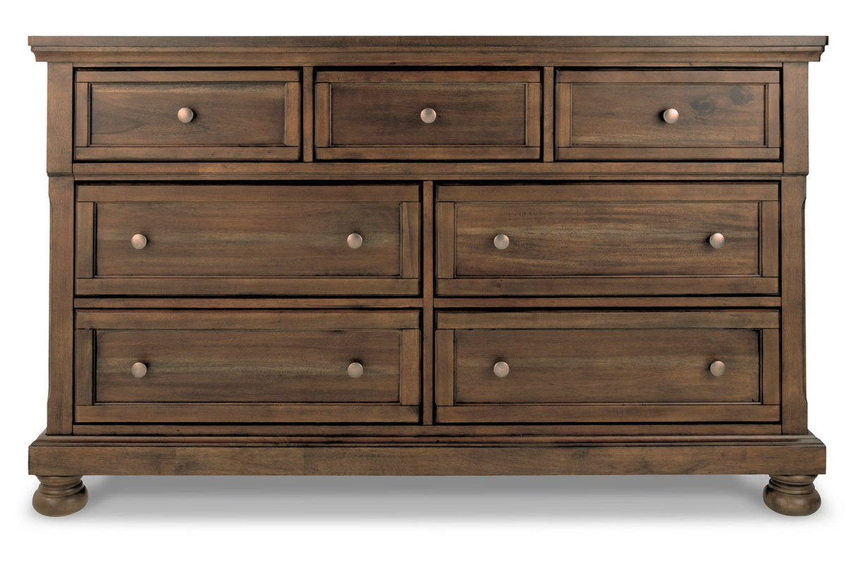 Flynnter Medium Brown Dresser