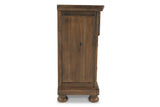 Flynnter Medium Brown Dresser and Mirror