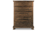 Flynnter Medium Brown Chest of Drawers