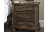 Flynnter Medium Brown Nightstand