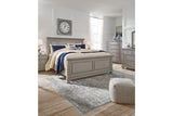 Lettner Light Gray California King Panel Bed