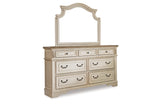 Realyn Two-tone Dresser and Mirror