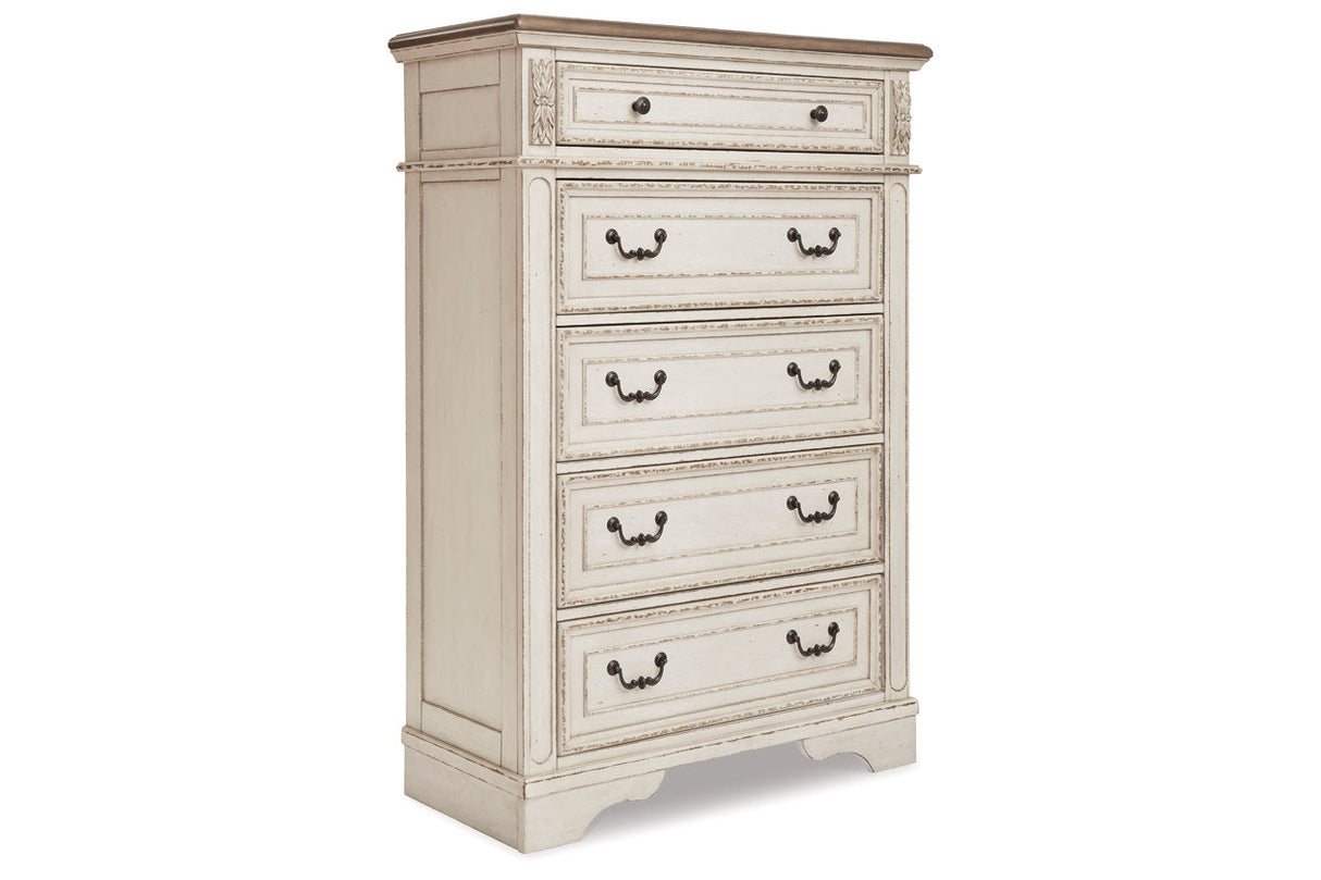 Realyn Two-tone Chest of Drawers