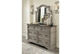 Lodenbay Antique Gray/Brown Dresser and Mirror