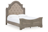 Lodenbay Antique Gray Queen Panel Bed