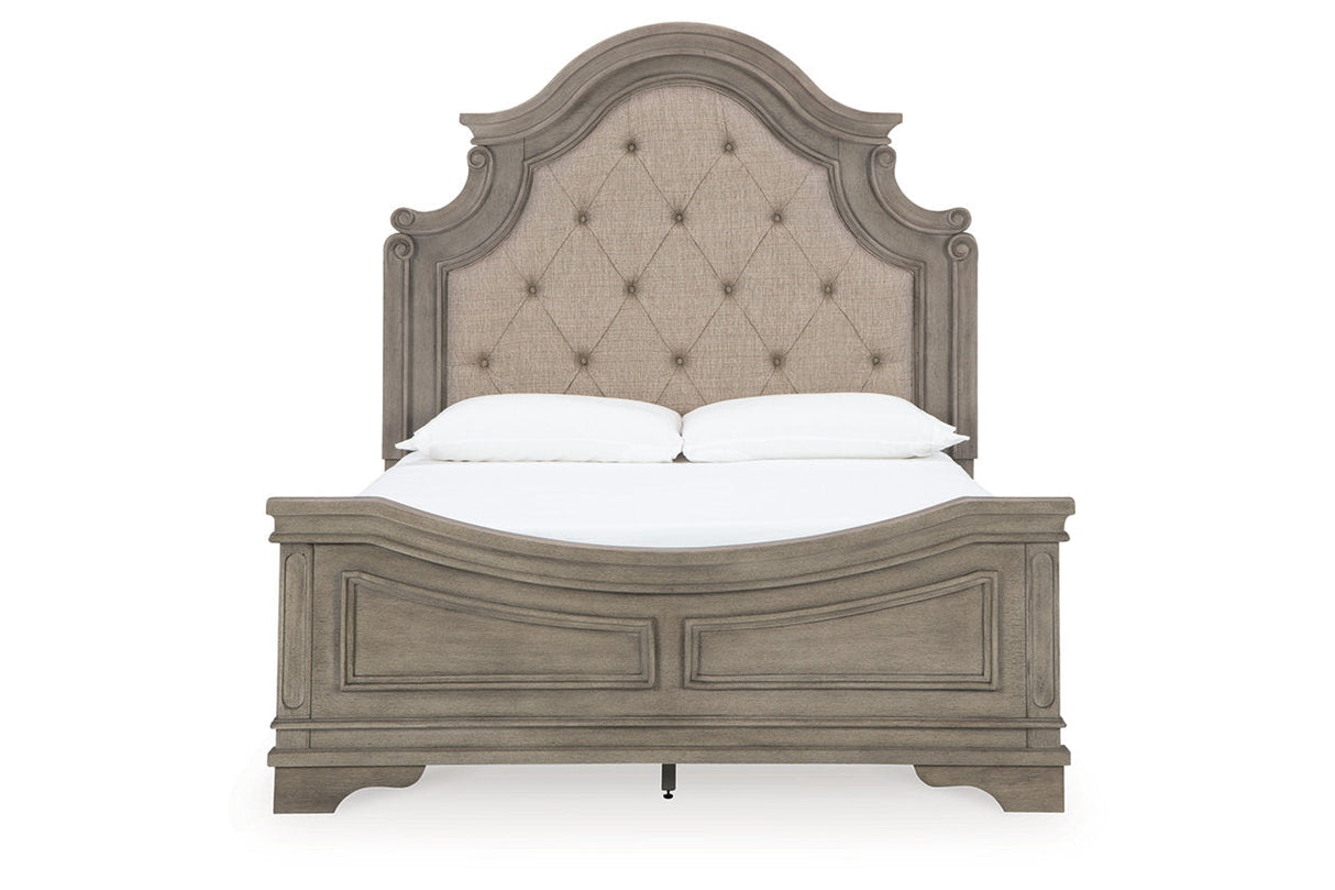 Lodenbay Antique Gray Queen Panel Bed