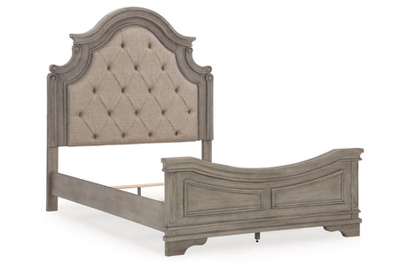 Lodenbay Antique Gray Queen Panel Bed