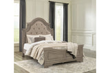 Lodenbay Antique Gray Queen Panel Bed