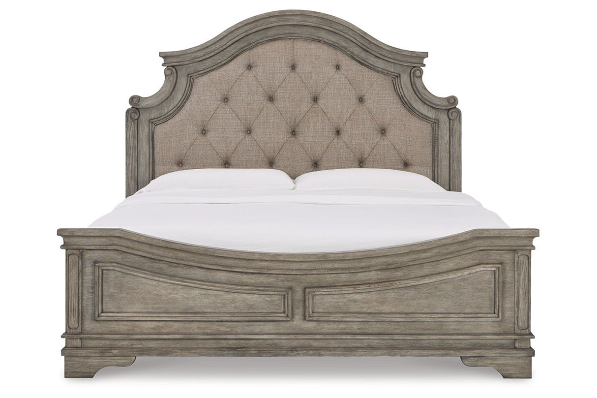 Lodenbay Antique Gray King Panel Bed