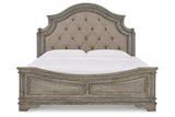 Lodenbay Antique Gray California King Panel Bed