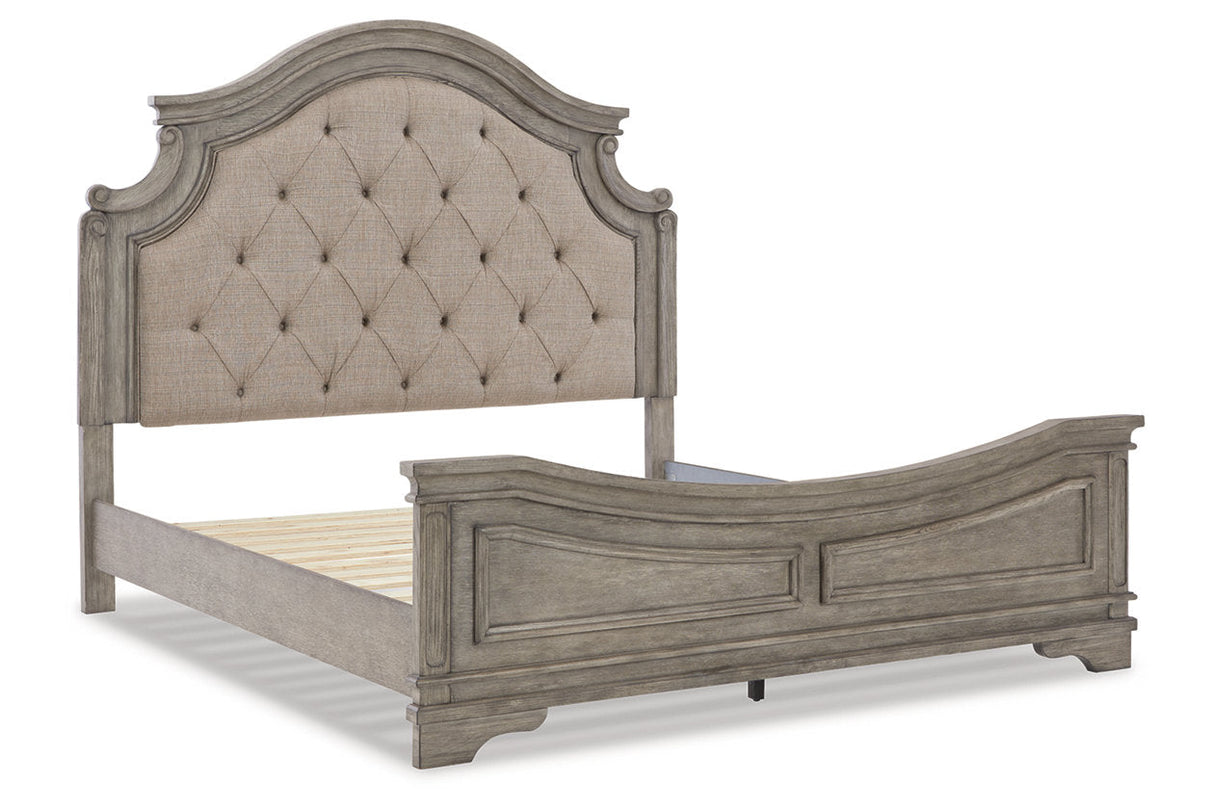 Lodenbay Antique Gray King Panel Bed