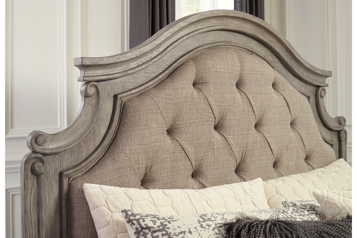 Lodenbay Antique Gray King Panel Bed