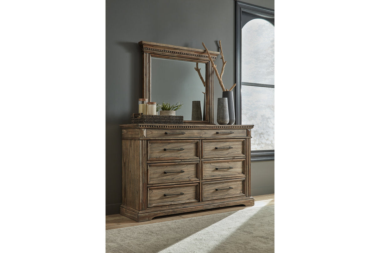 Markenburg Brown Dresser and Mirror