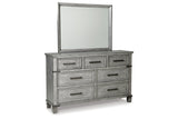 Russelyn Gray Dresser and Mirror