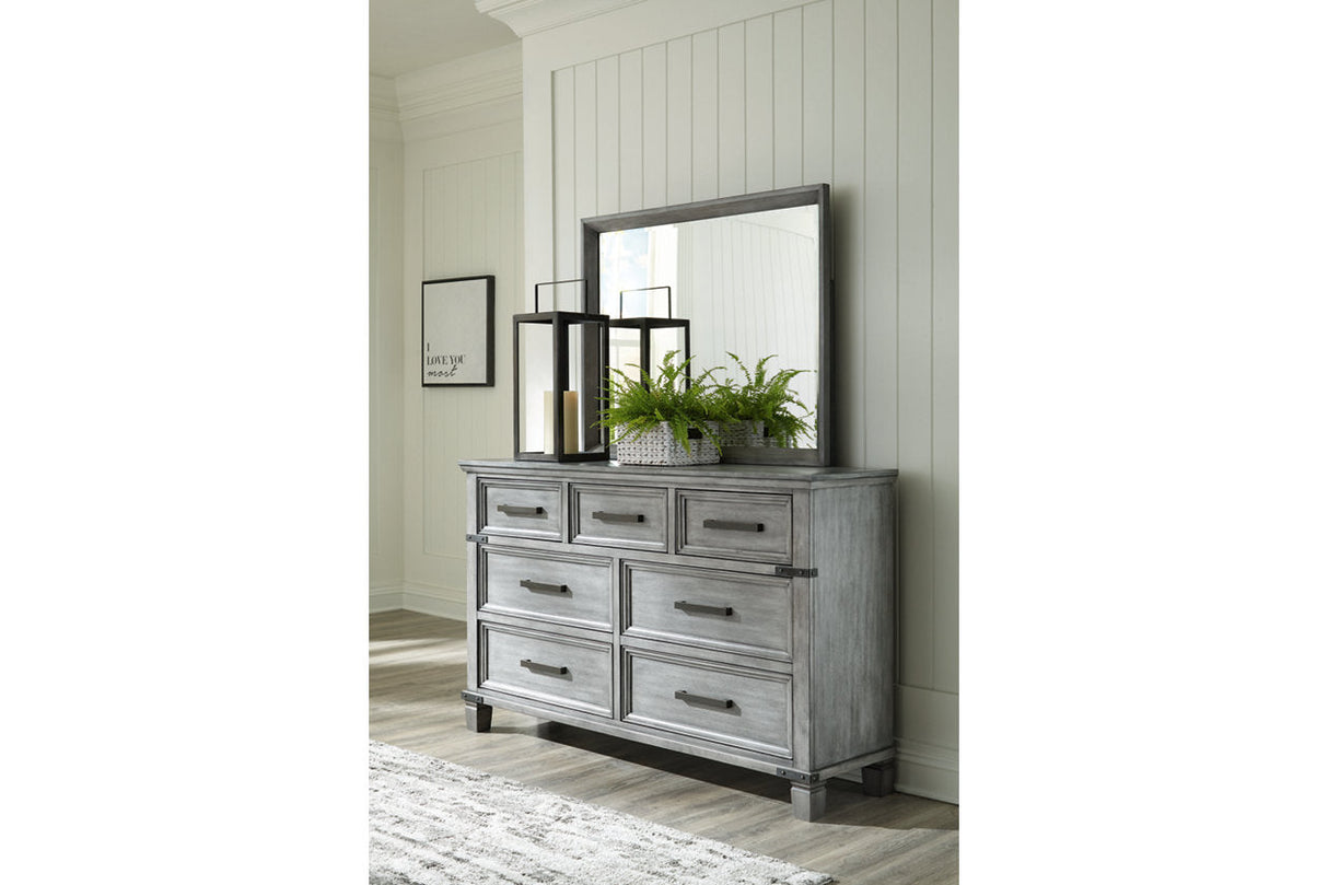 Russelyn Gray Dresser and Mirror