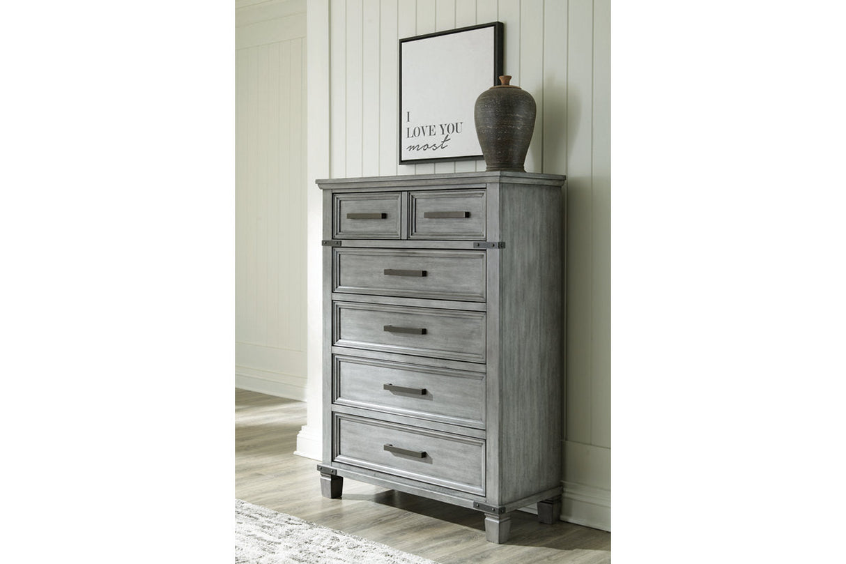 Russelyn Gray Chest of Drawers