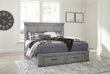 Russelyn Gray King Storage Bed