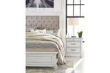 Kanwyn Whitewash California King Panel Bed