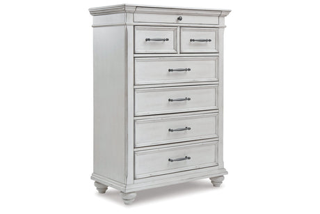 Kanwyn Whitewash Chest of Drawers