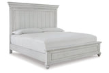 Kanwyn Whitewash Queen Panel Bed