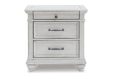 Kanwyn Whitewash Nightstand