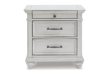 Kanwyn Whitewash Nightstand