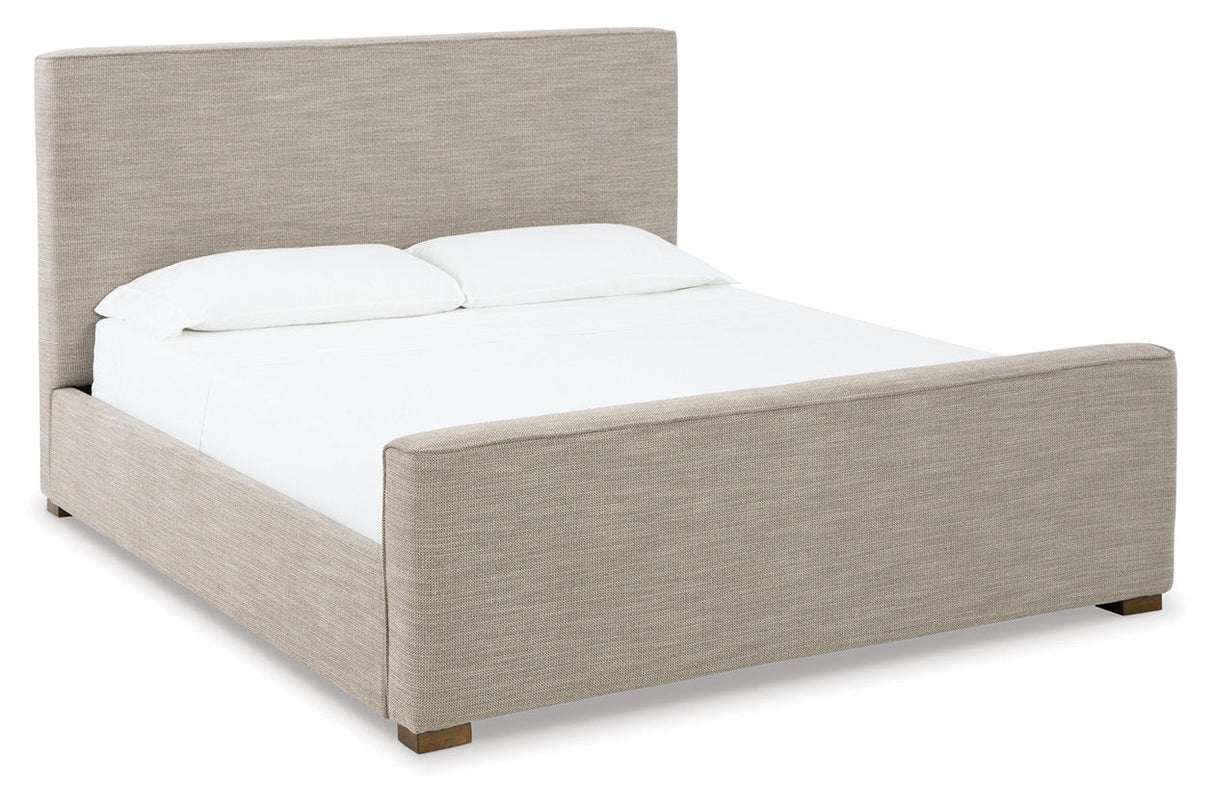 Dakmore Brown California King Upholstered Bed