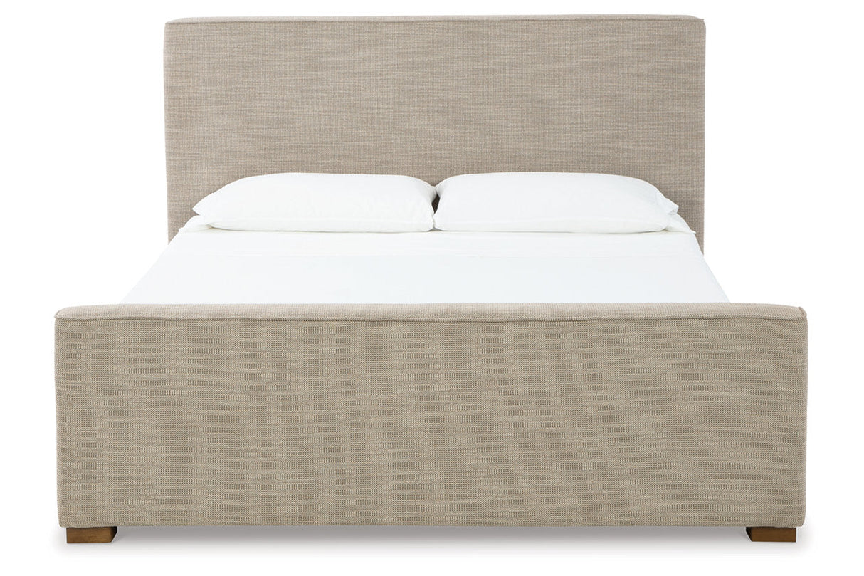 Dakmore Brown Queen Upholstered Bed