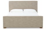 Dakmore Brown California King Upholstered Bed