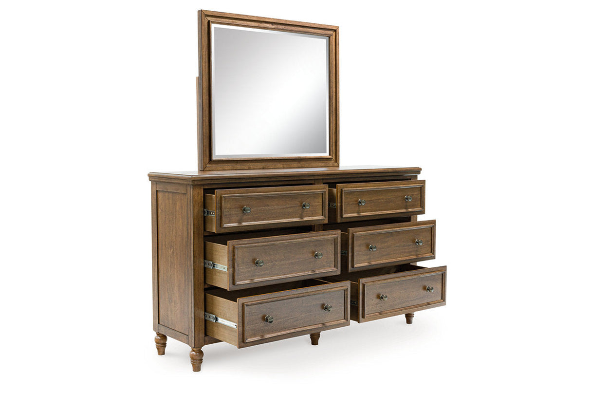 Sturlayne Brown Dresser and Mirror