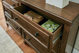 Sturlayne Brown Dresser and Mirror