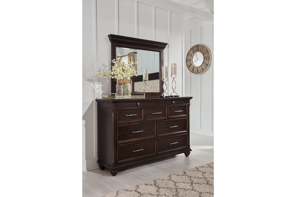 Brynhurst Dark Brown Bedroom Mirror (Mirror Only)