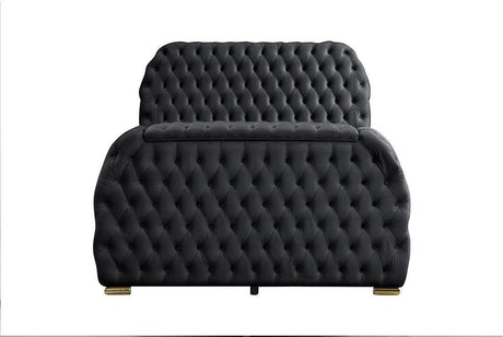 Royal Black King Platform Bed by New Era Innovations at Eve Furniture