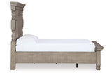 Harrastone Gray Queen Panel Bed