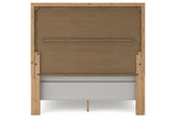 Galliden Light Brown Queen Panel Bed