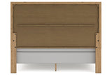 Galliden Light Brown King Panel Bed