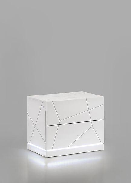 Lana White Platform Bedroom Set by New Era Innovations at Eve Furniture